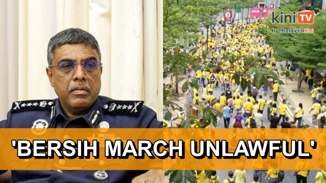 Police 'advise' public not to join Bersih march, say no notice filed