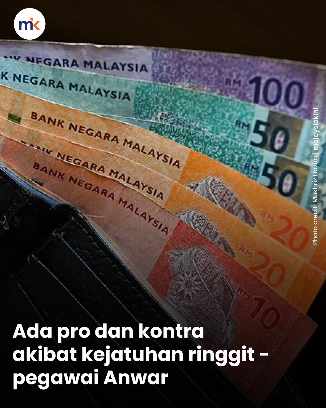 Ada pro dan kontra akibat kejatuhan ringgit - pegawai Anwar