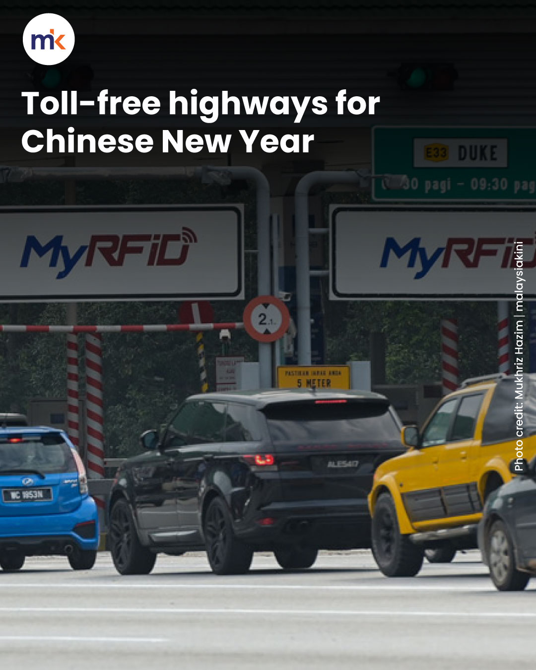 Toll-free highways for Chinese New Year