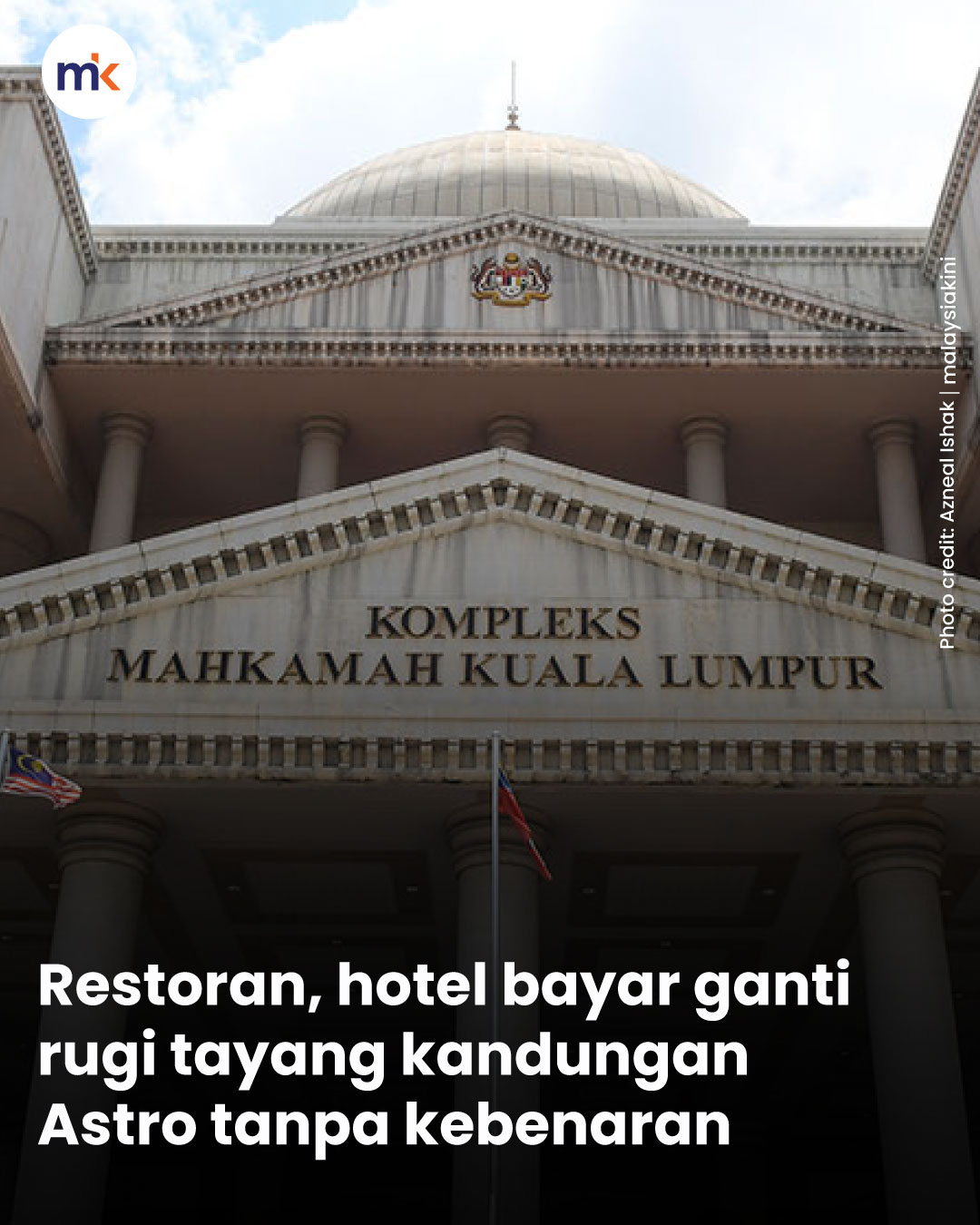 Restoran, hotel bayar ganti rugi tayang kandungan Astro tanpa kebenaran