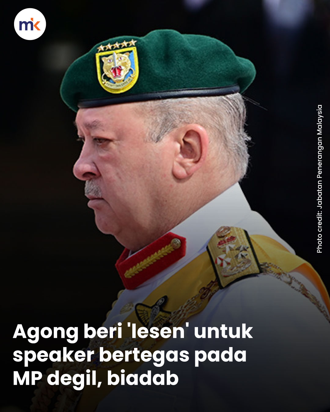 Agong beri 'lesen' untuk speaker bertegas pada MP degil, biadab