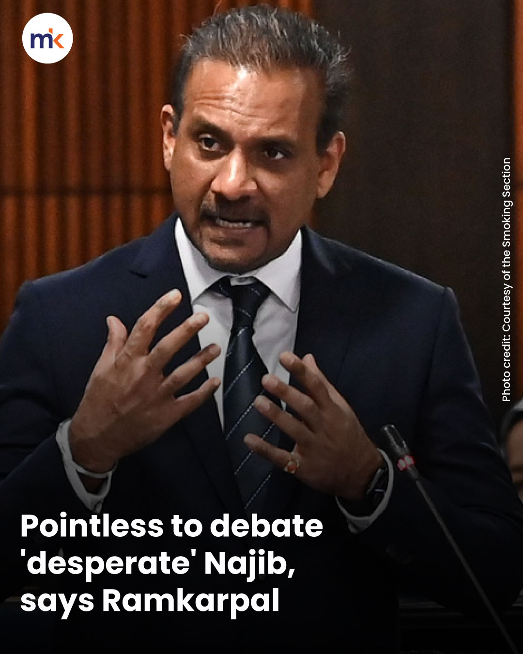 Pointless to debate 'desperate' Najib, says Ramkarpal