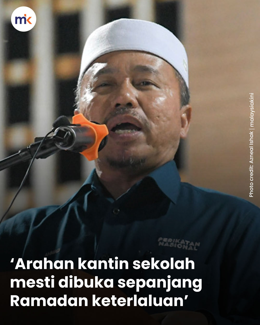 ‘Arahan kantin sekolah mesti dibuka sepanjang Ramadan keterlaluan’