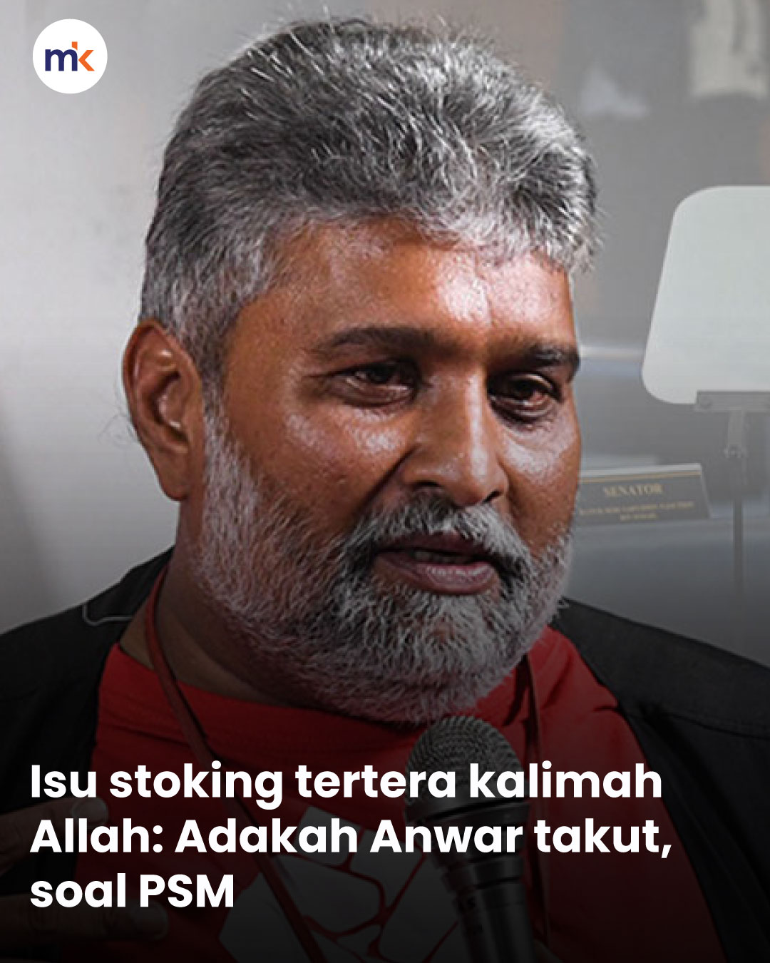 Isu stoking tertera kalimah Allah: Adakah Anwar takut, soal PSM