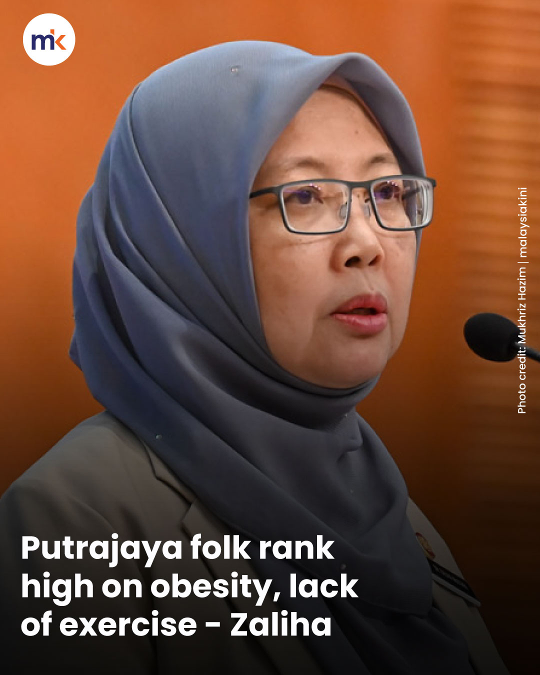 Putrajaya folk rank high on obesity, lack of exercise - Zaliha