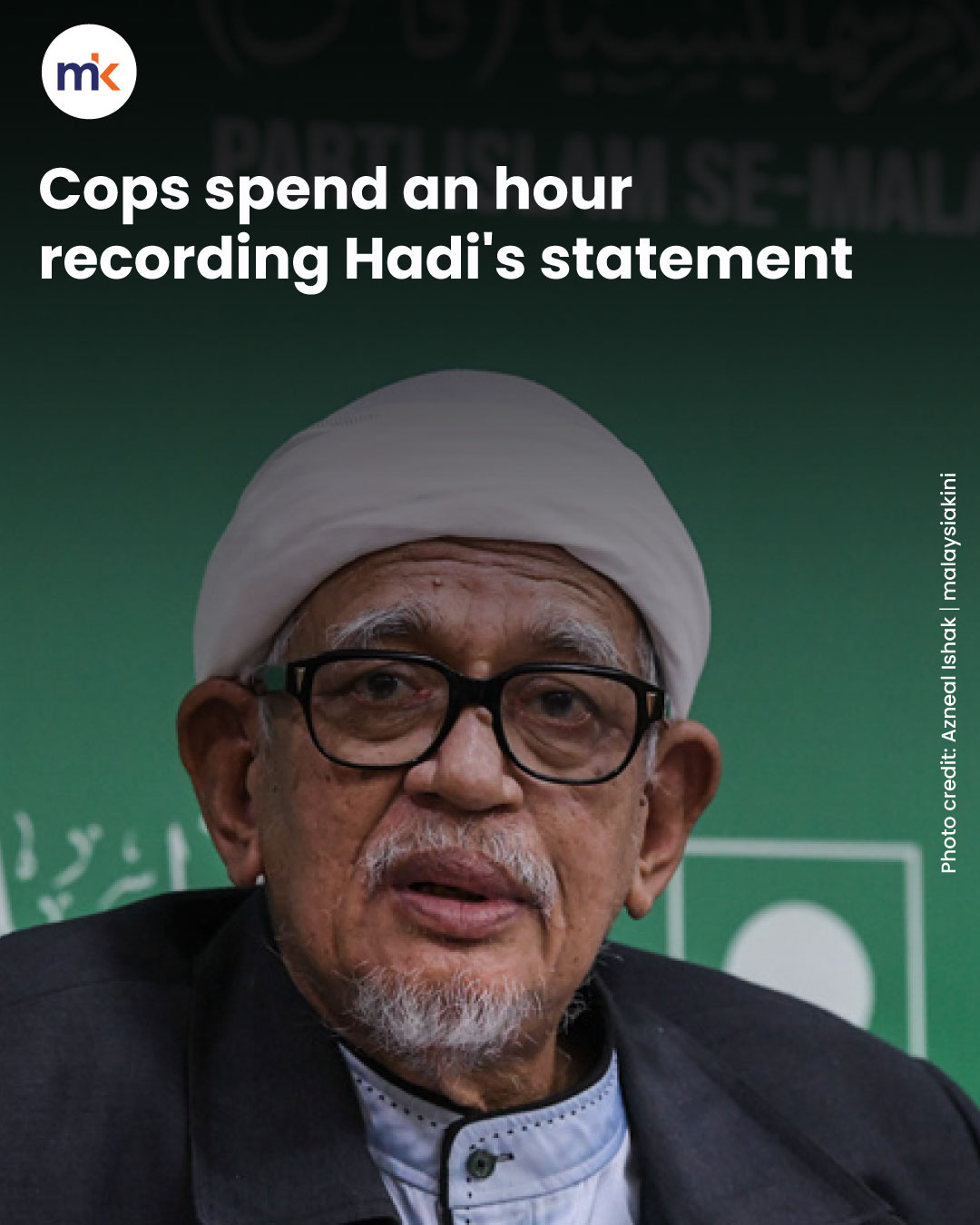 Cops spend an hour recording Hadi's statement