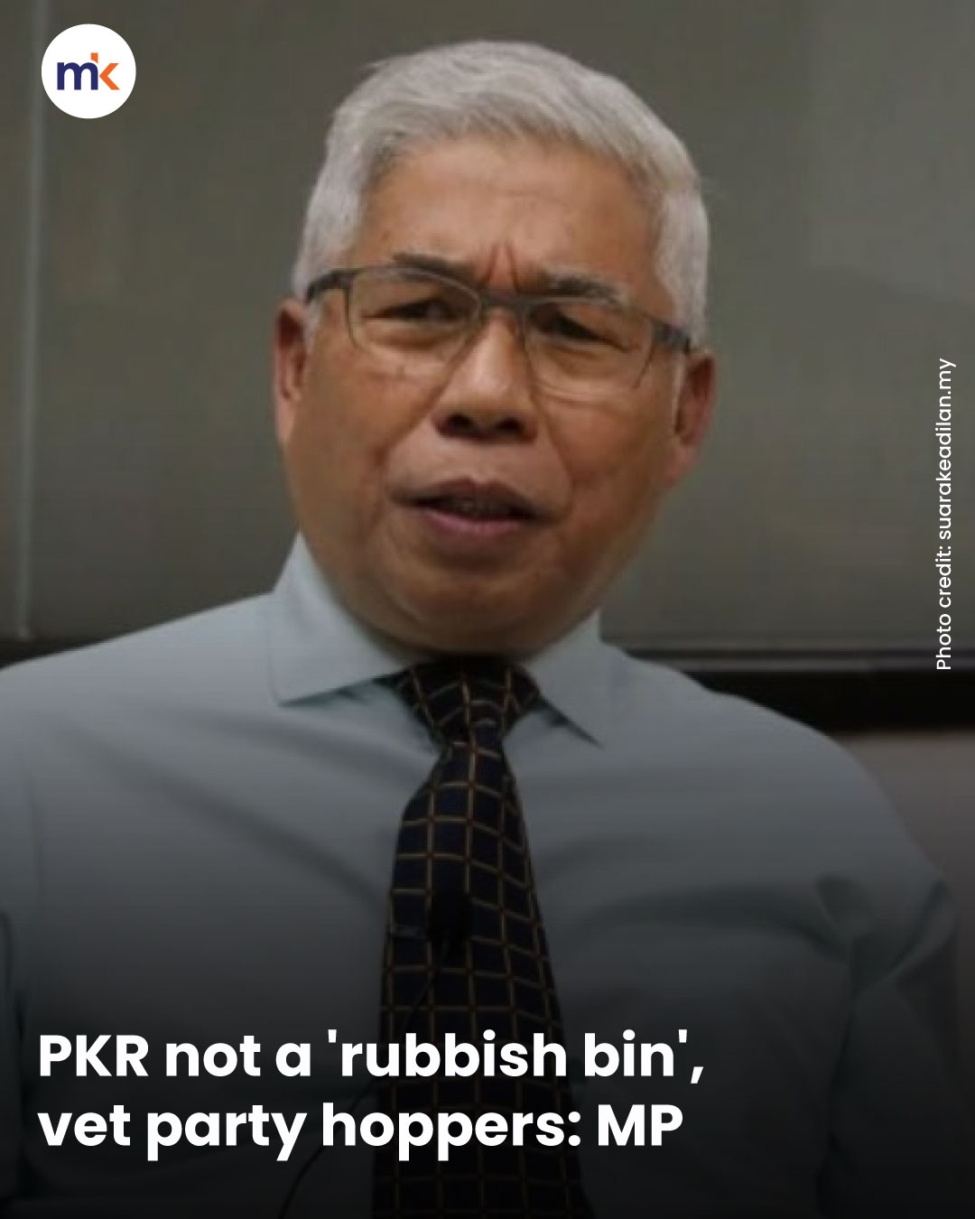 PKR not a 'rubbish bin', vet party hoppers: MP