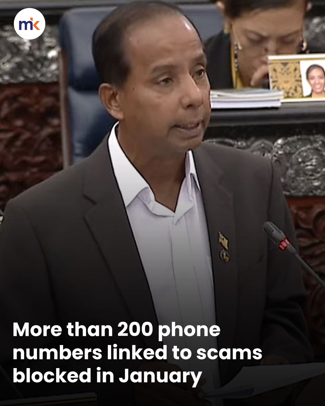 More than 200 phone numbers linked to scams blocked in January