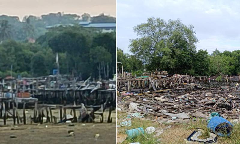 Penduduk Kg Labuan diusir, berlindung di pondok buruk