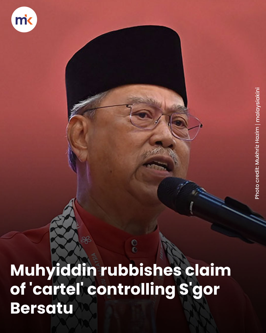 Muhyiddin rubbishes claim of 'cartel' controlling S'gor Bersatu