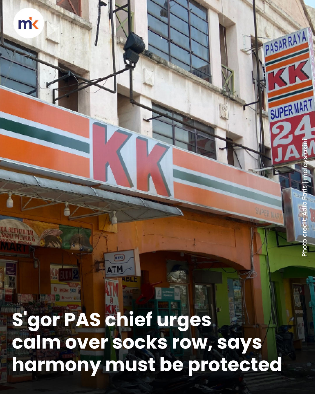 S'gor PAS chief urges calm over socks row, says harmony must be protected