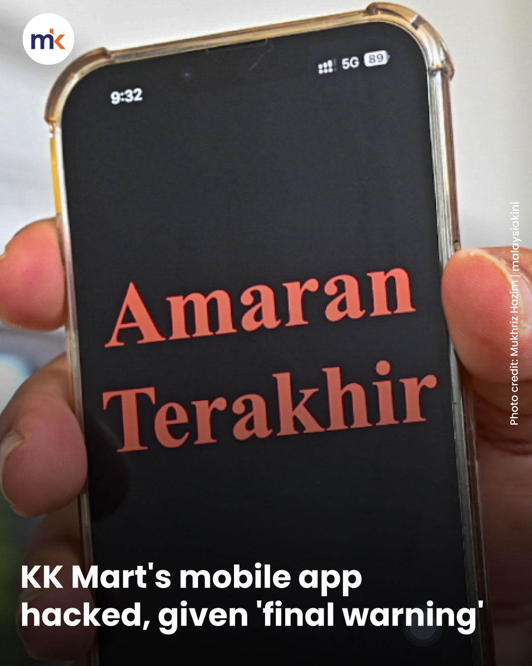 KK Mart's mobile app hacked, given 'final warning'