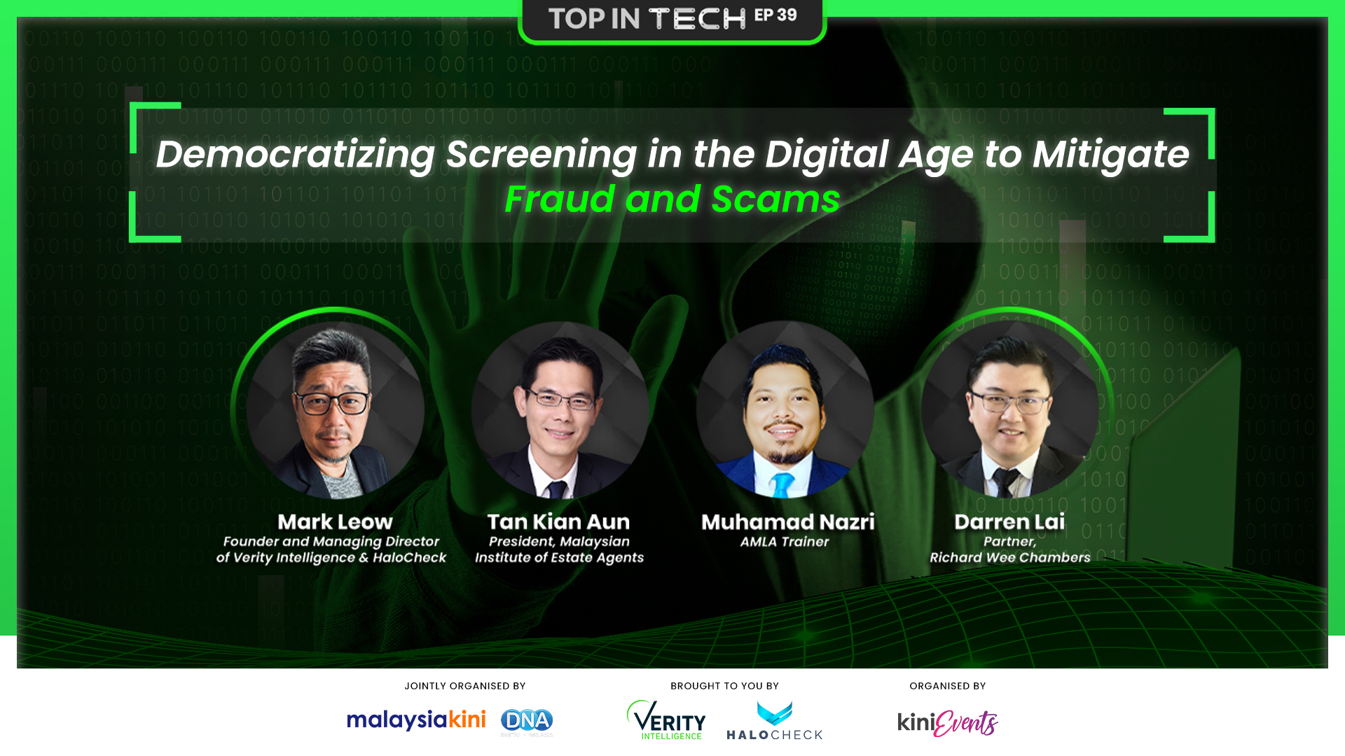 Top In Tech: Democratising Screening in the Digital Age to Mitigate Fraud and Scams