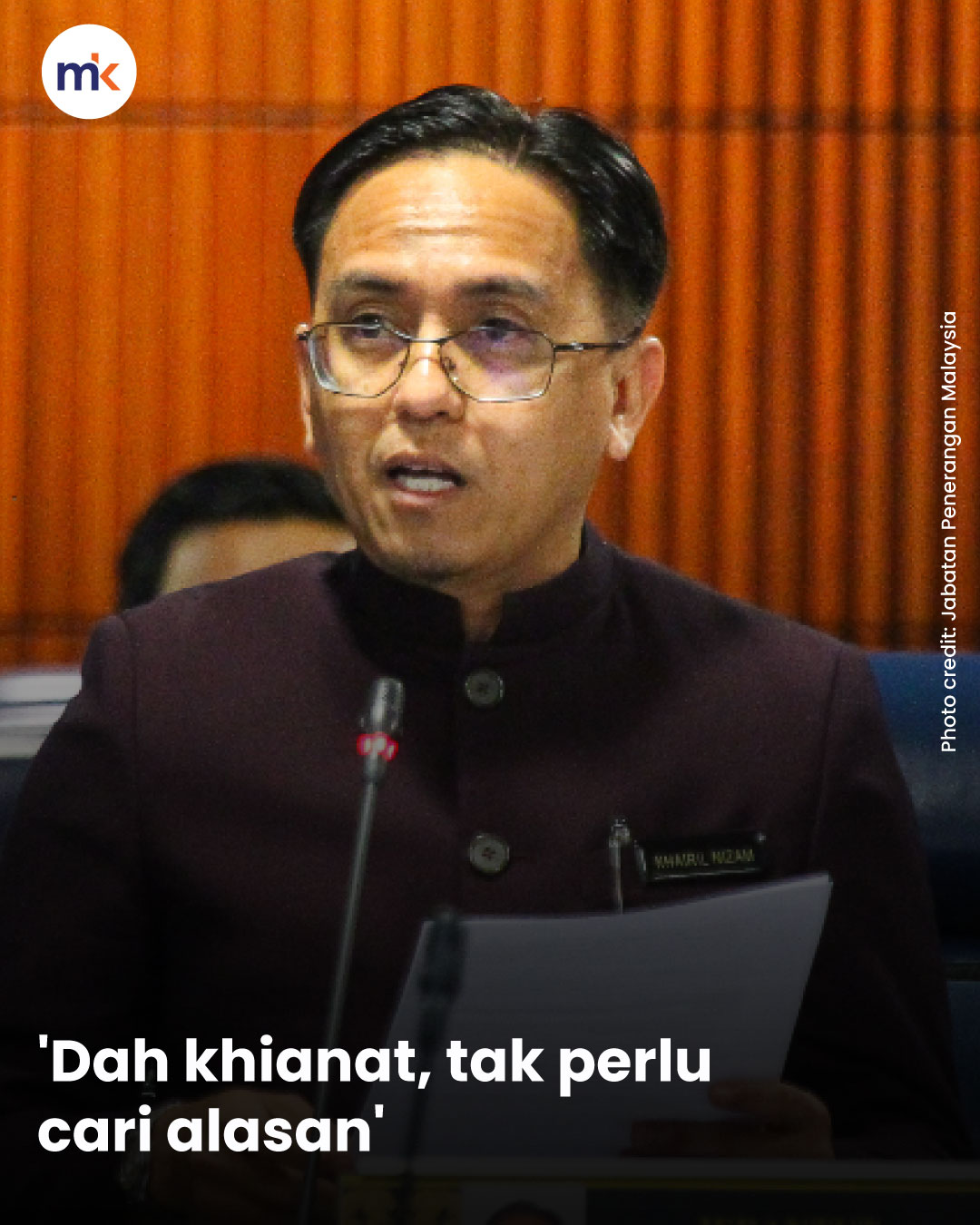 'Dah khianat, tak perlu cari alasan'
