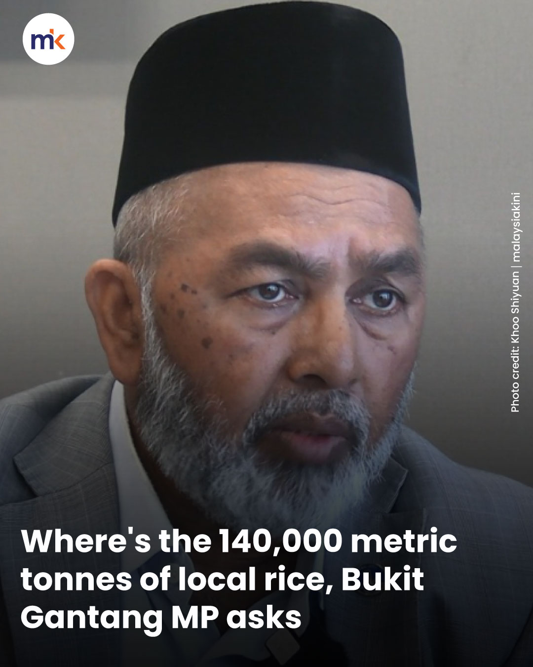Where's the 140,000 metric tonnes of local rice, Bukit Gantang MP asks