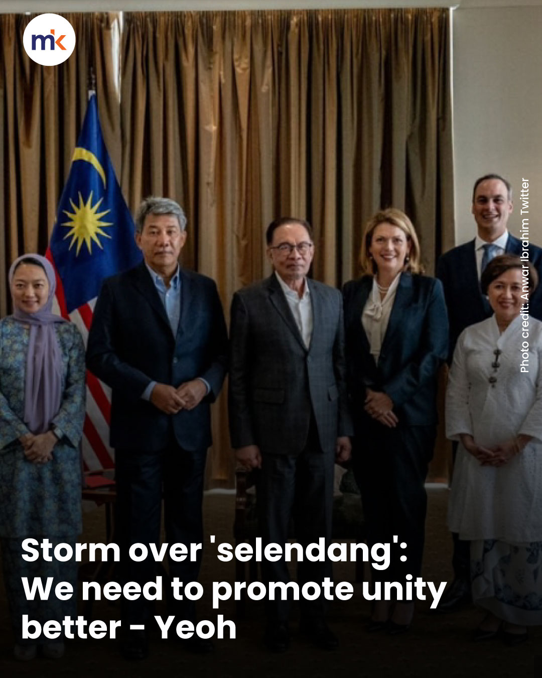 Storm over 'selendang': We need to promote unity better - Yeoh