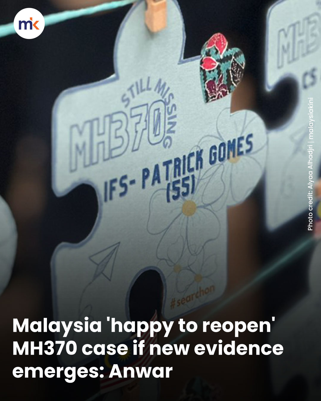 Malaysia 'happy to reopen' MH370 case if new evidence emerges: Anwar