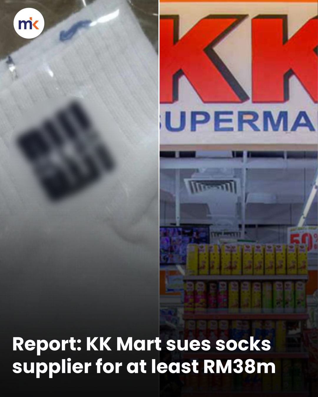 Report: KK Mart sues socks supplier for at least RM38m