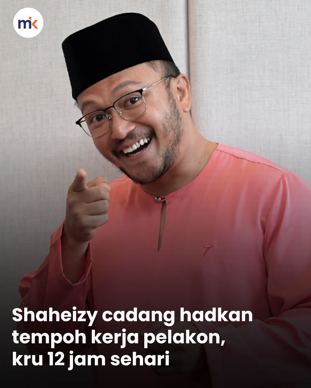 Shaheizy cadang hadkan tempoh kerja pelakon, kru 12 jam sehari