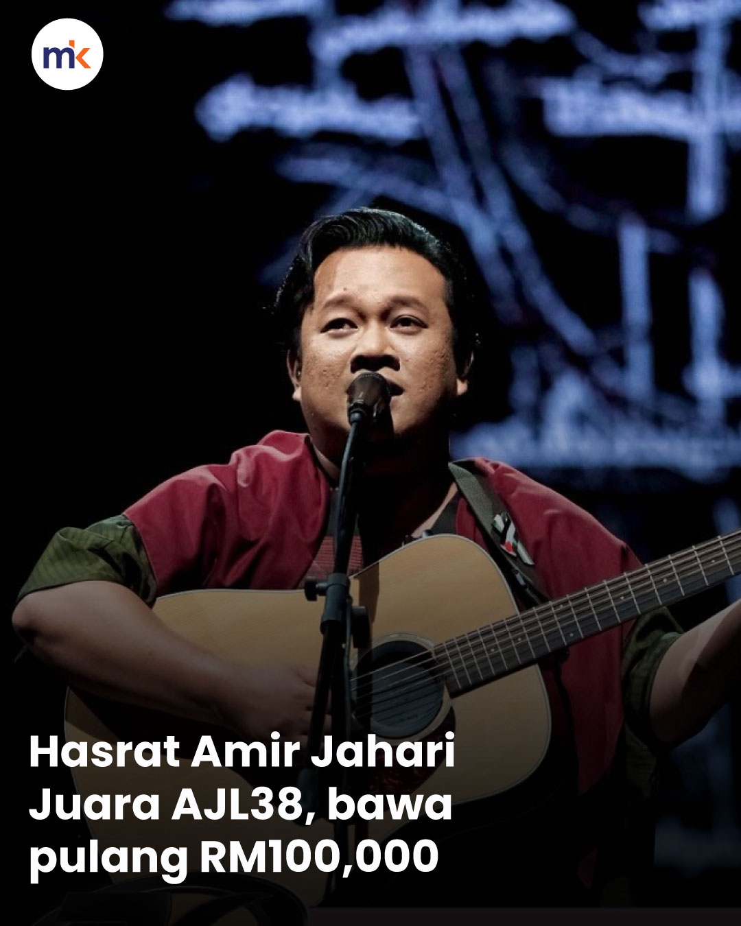 Hasrat Amir Jahari Juara AJL38, bawa pulang RM100,000