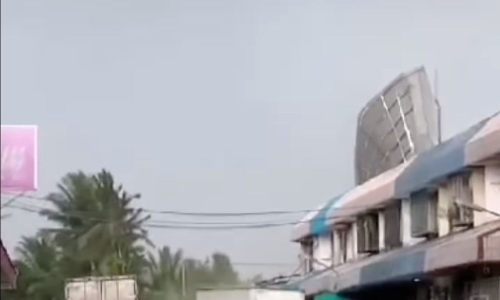 'Puting beliung' Lahad Datu macam dalam filem - saksi tergamam