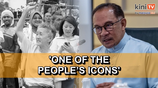 'Role model pushing for change' - Anwar's condolences to Aunty Bersih