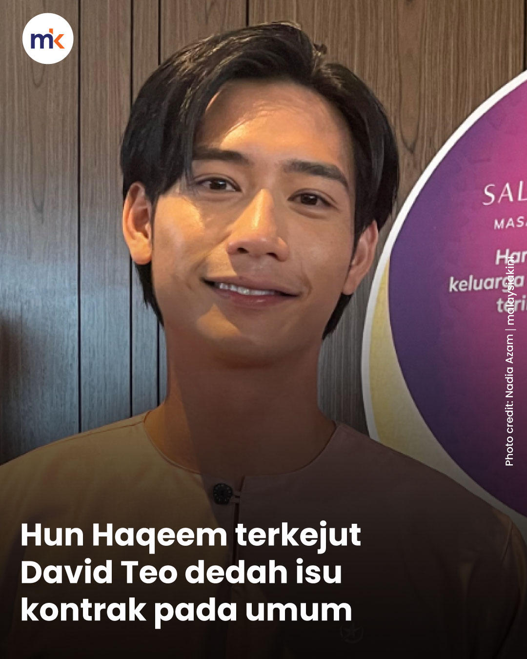 Hun Haqeem terkejut David Teo dedah isu kontrak pada umum
