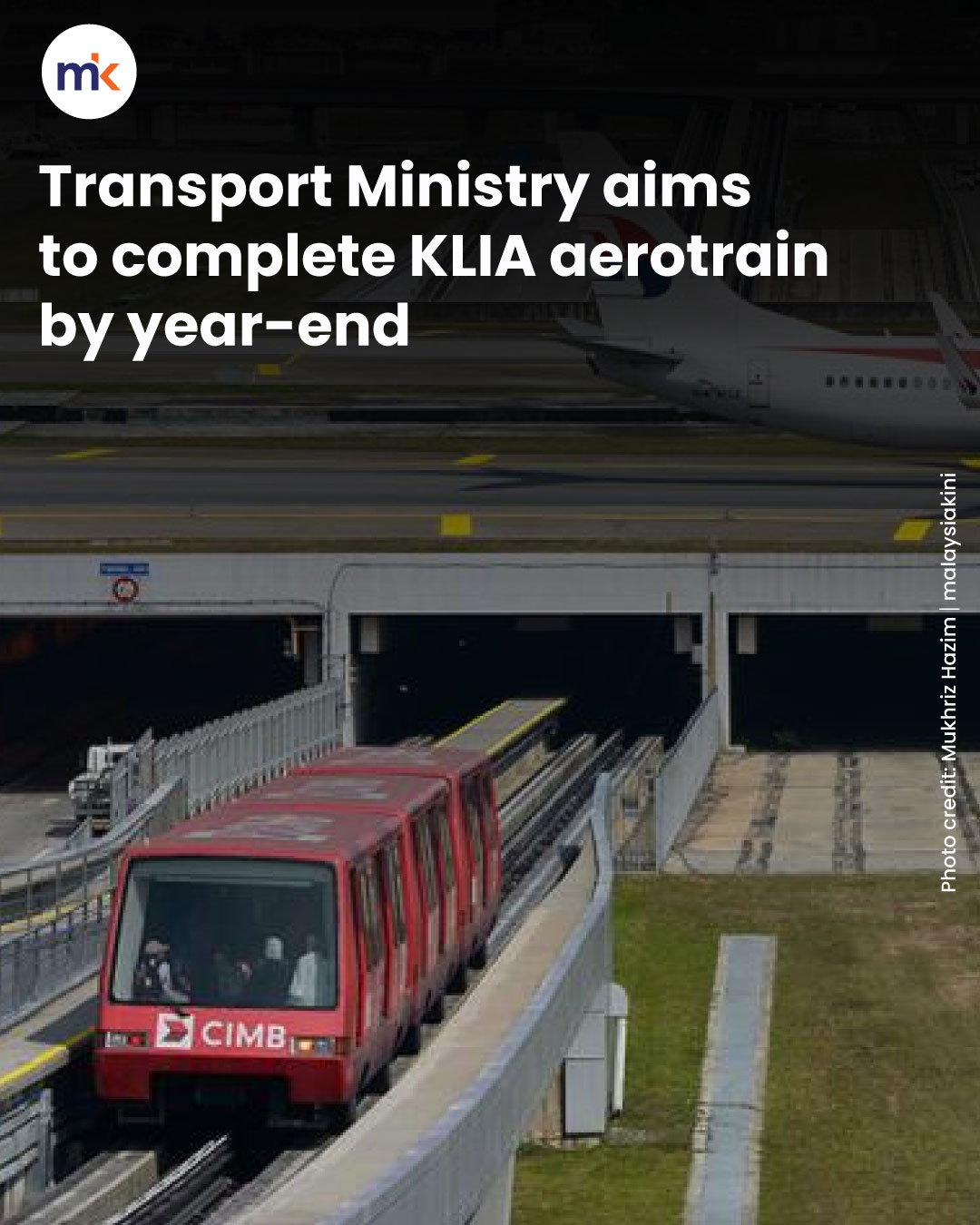 Transport Ministry aims to complete KLIA aerotrain by year-end