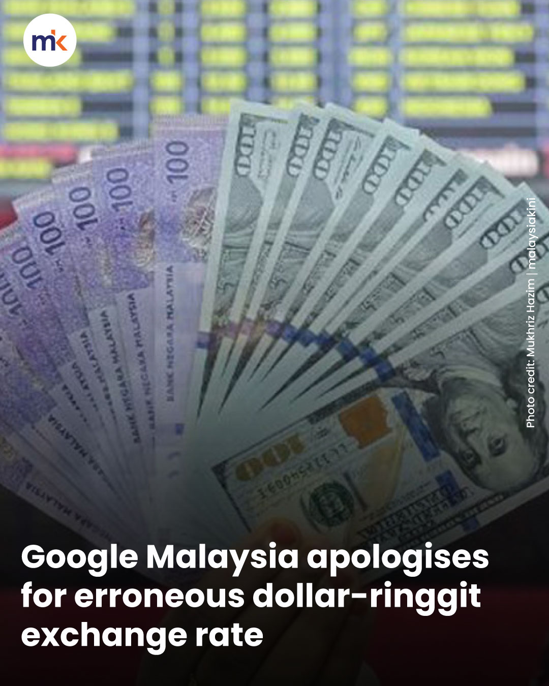 Google Malaysia apologises for erroneous dollar-ringgit exchange rate