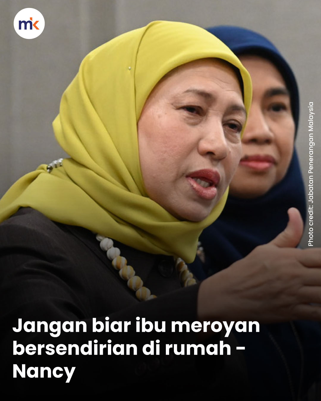 Jangan biar ibu meroyan bersendirian di rumah - Nancy