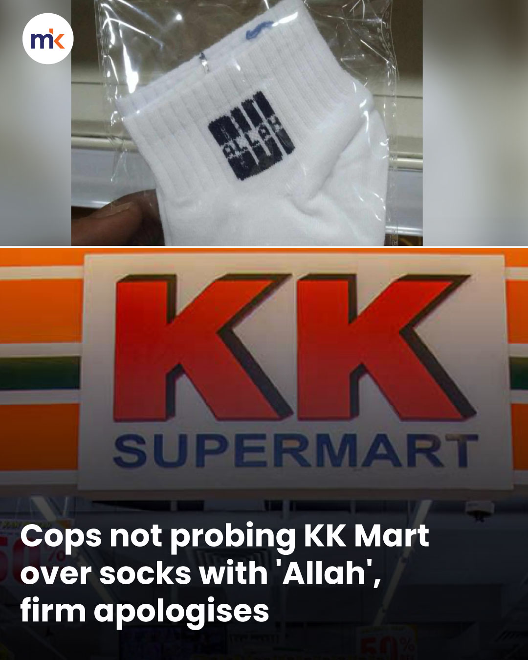 Cops not probing KK Mart over socks with 'Allah', firm apologises