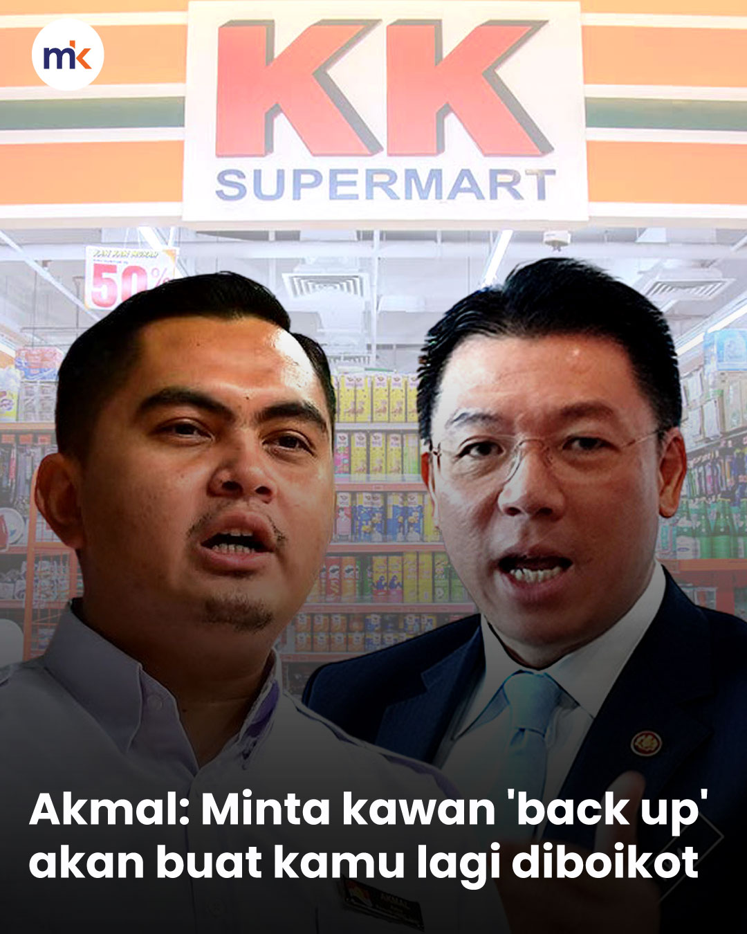 Akmal: Minta kawan 'back up' akan buat kamu lagi diboikot
