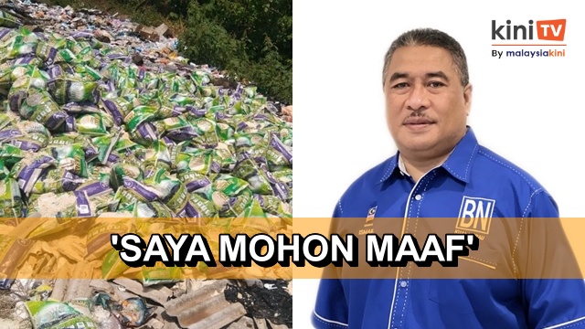 Bekas MP dari Umno mohon maaf, mengaku terpaksa buang beras