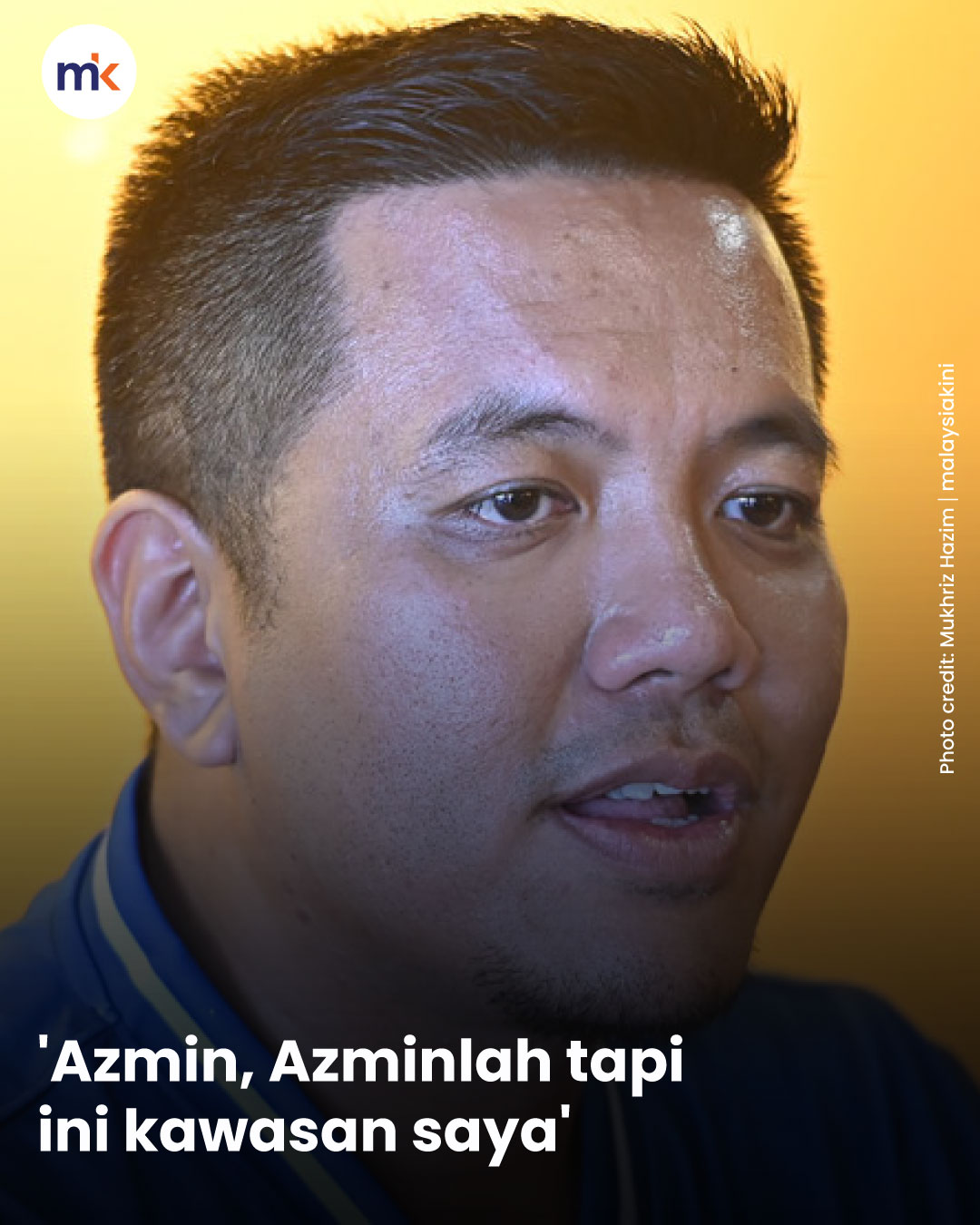 'Azmin, Azminlah tapi ini kawasan saya'
