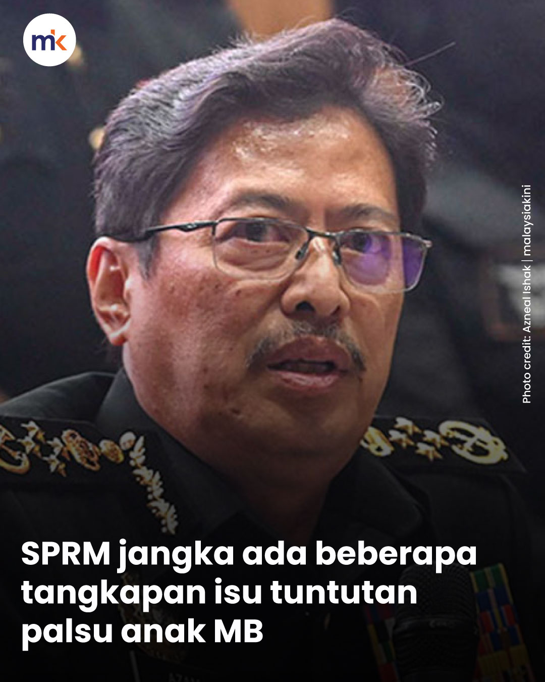 SPRM jangka ada beberapa tangkapan isu tuntutan palsu anak MB