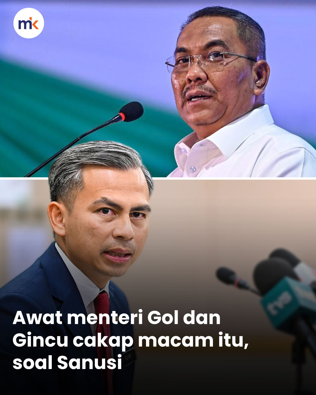Awat menteri Gol dan Gincu cakap macam itu, soal Sanusi