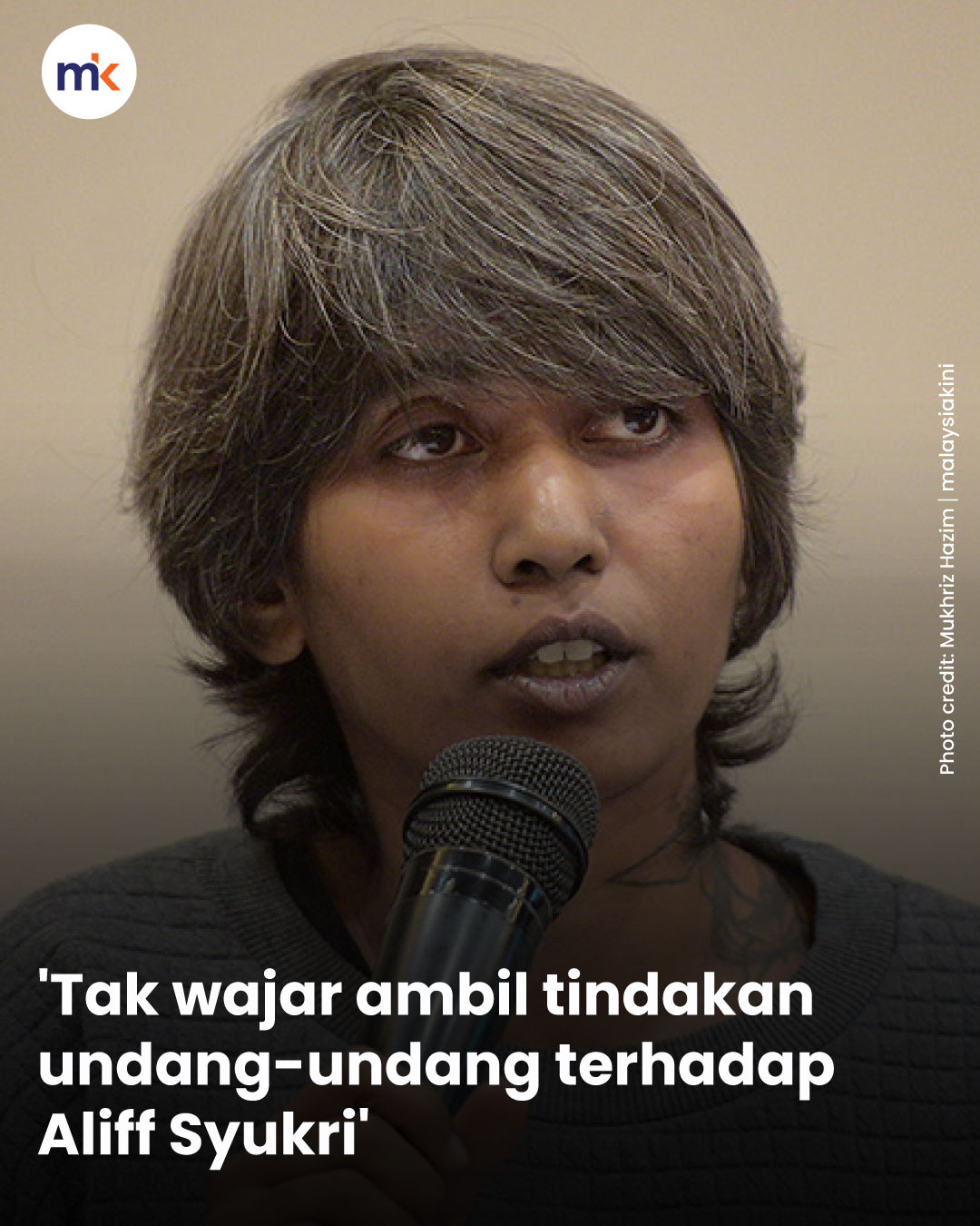 'Tak wajar ambil tindakan undang-undang terhadap Aliff Syukri'