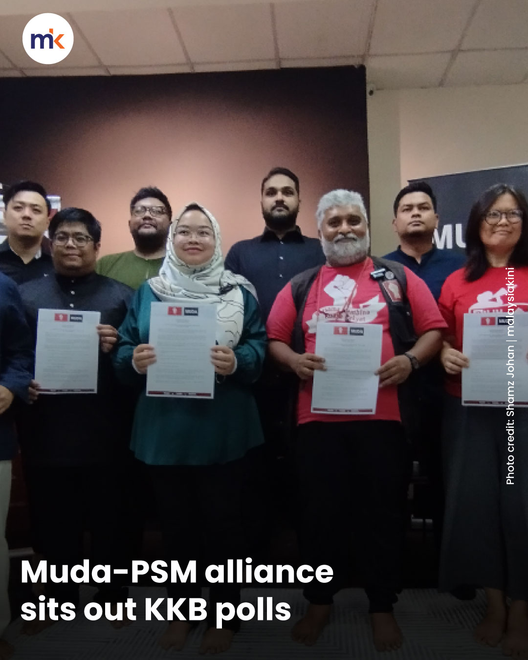 Muda-PSM alliance sits out KKB polls