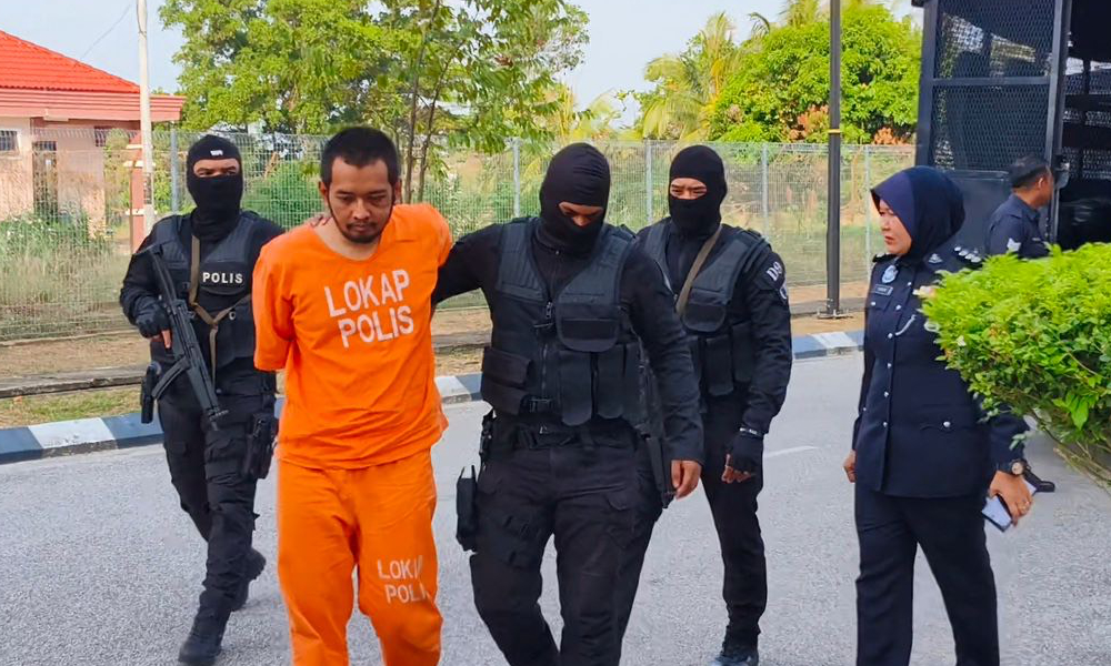 Suspek Kes Tembak Di KLIA Disambung Reman 5 Hari, Ucap Masih Sayang Isteri