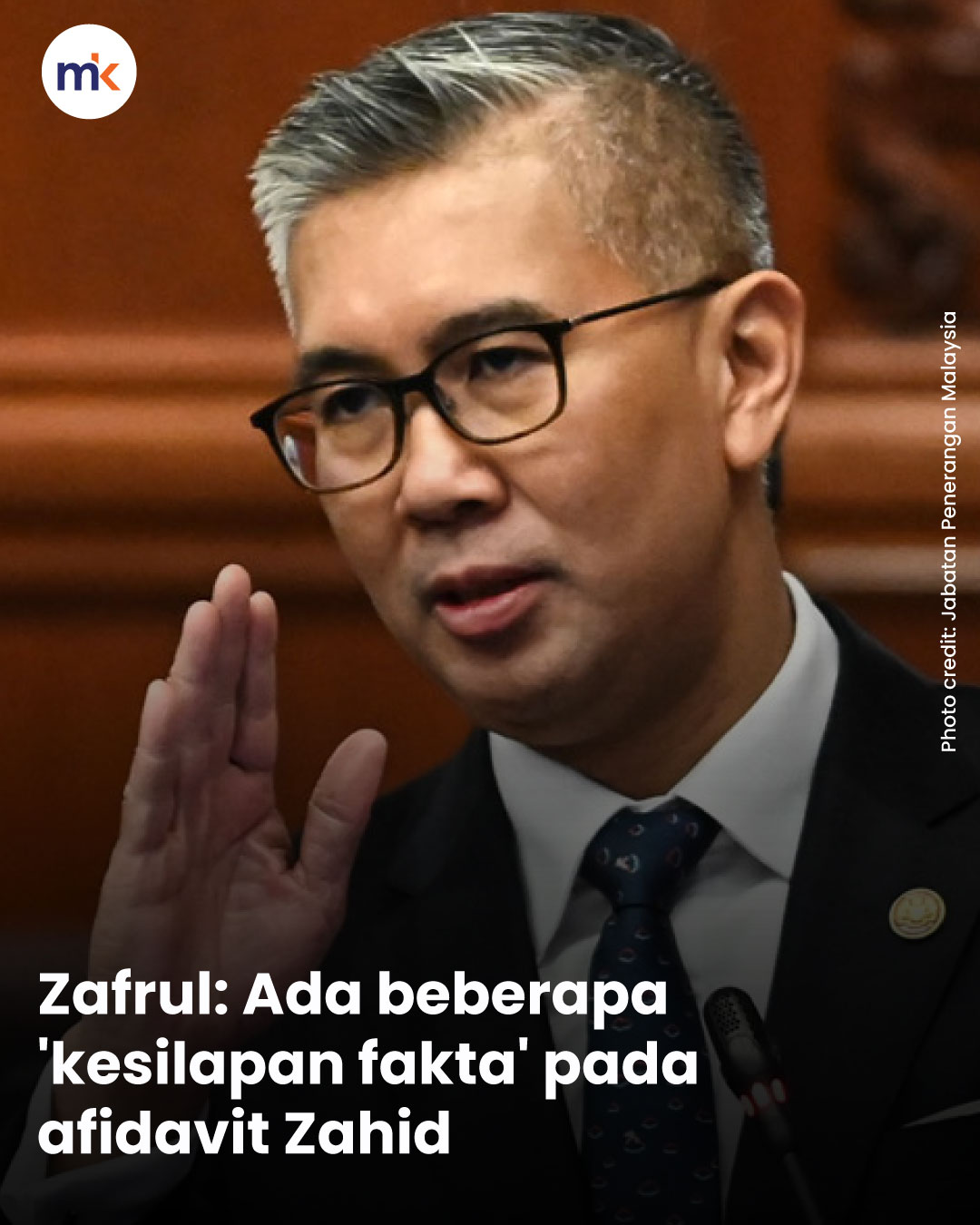 Zafrul: Ada beberapa 'kesilapan fakta' pada afidavit Zahid