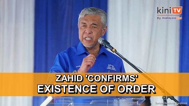 Zahid backs Najib: Affirms existence of royal order for house arrest