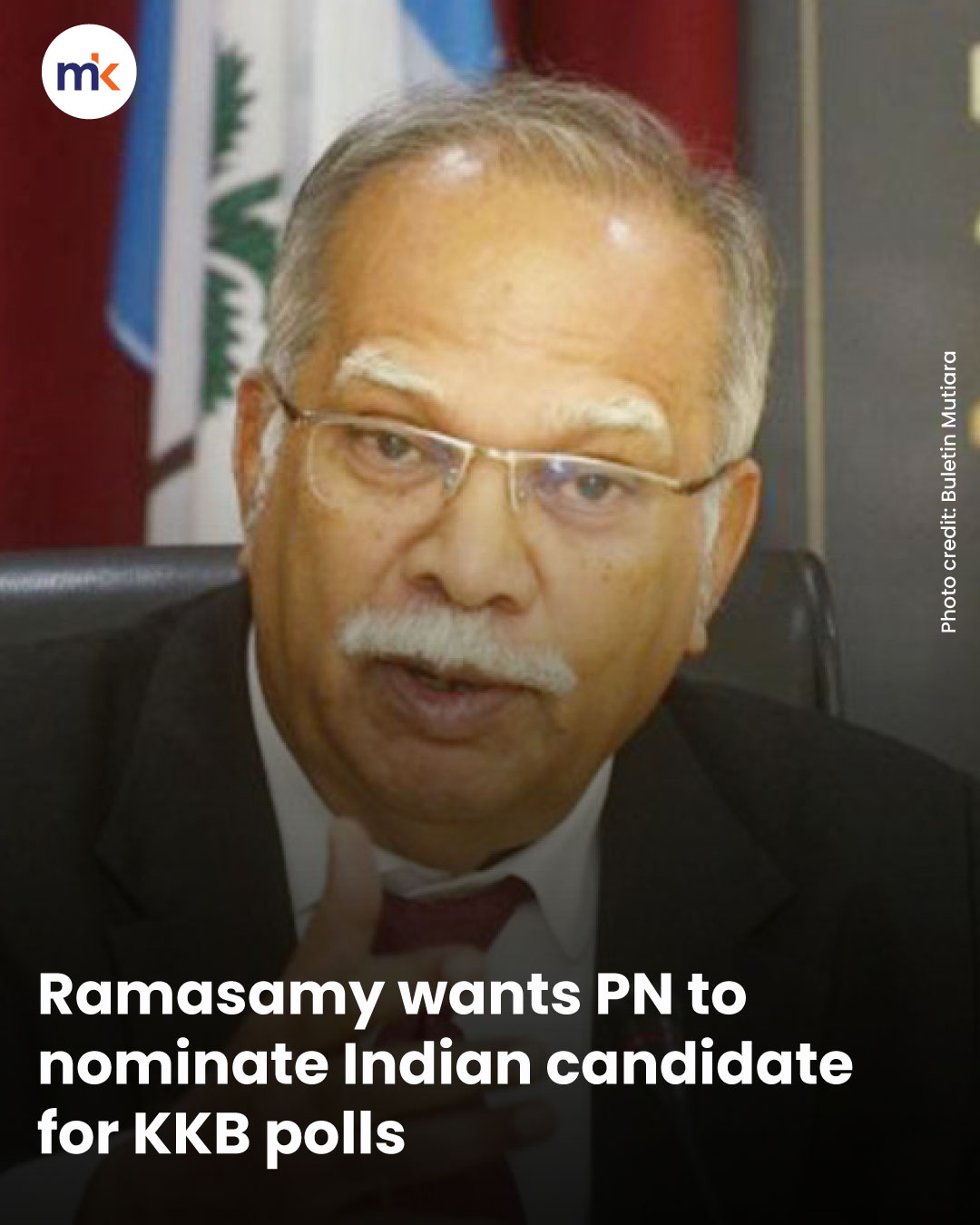 Ramasamy wants PN to nominate Indian candidate for KKB polls
