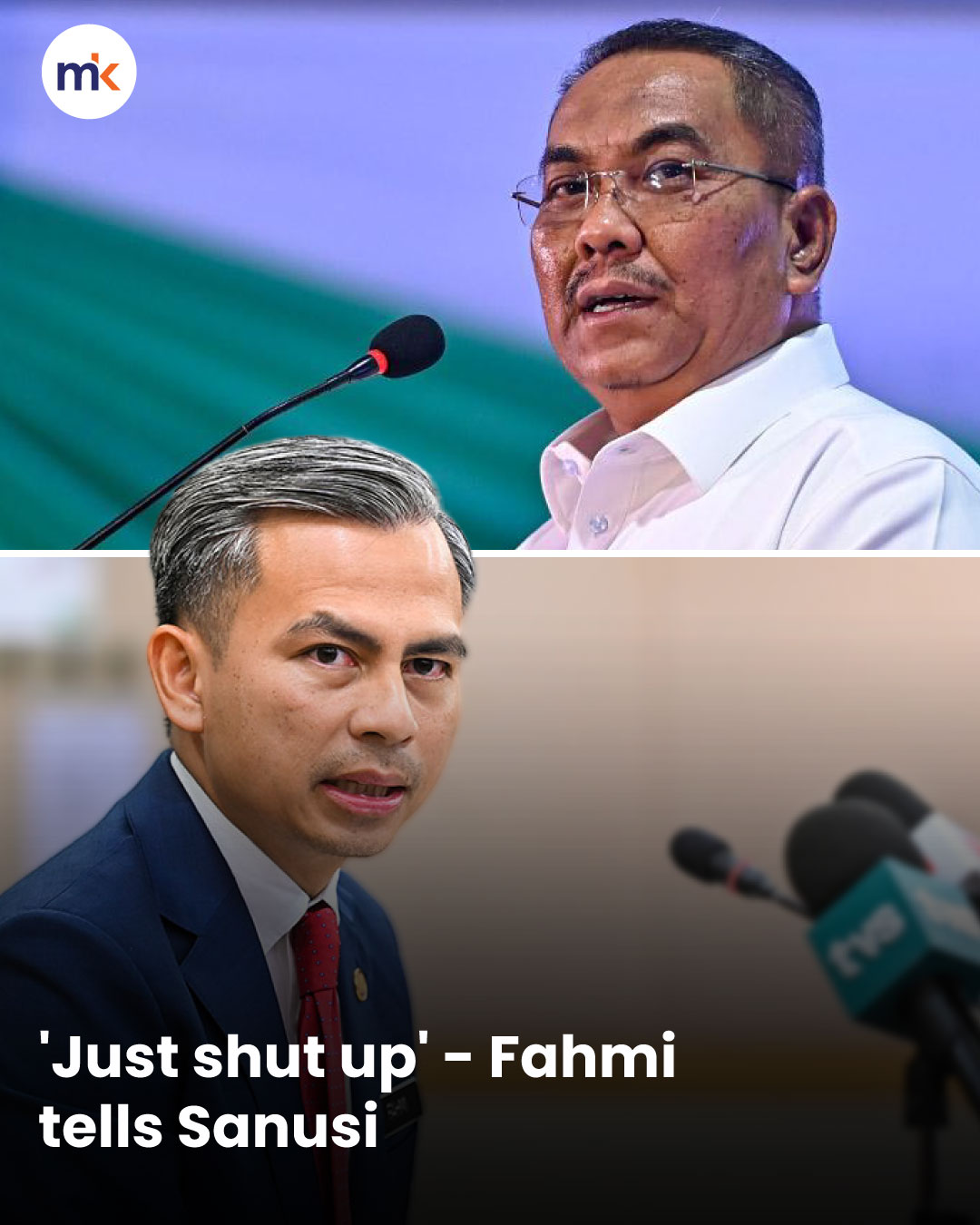 'Just shut up' - Fahmi tells Sanusi