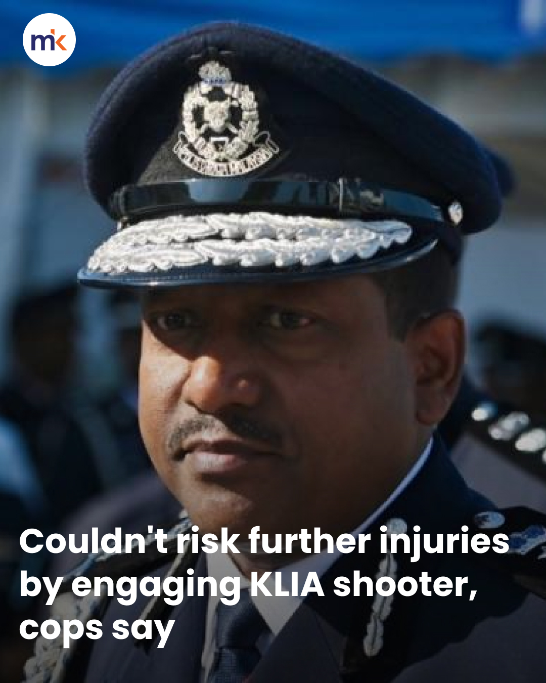 Couldn't risk further injuries by engaging KLIA shooter, cops say