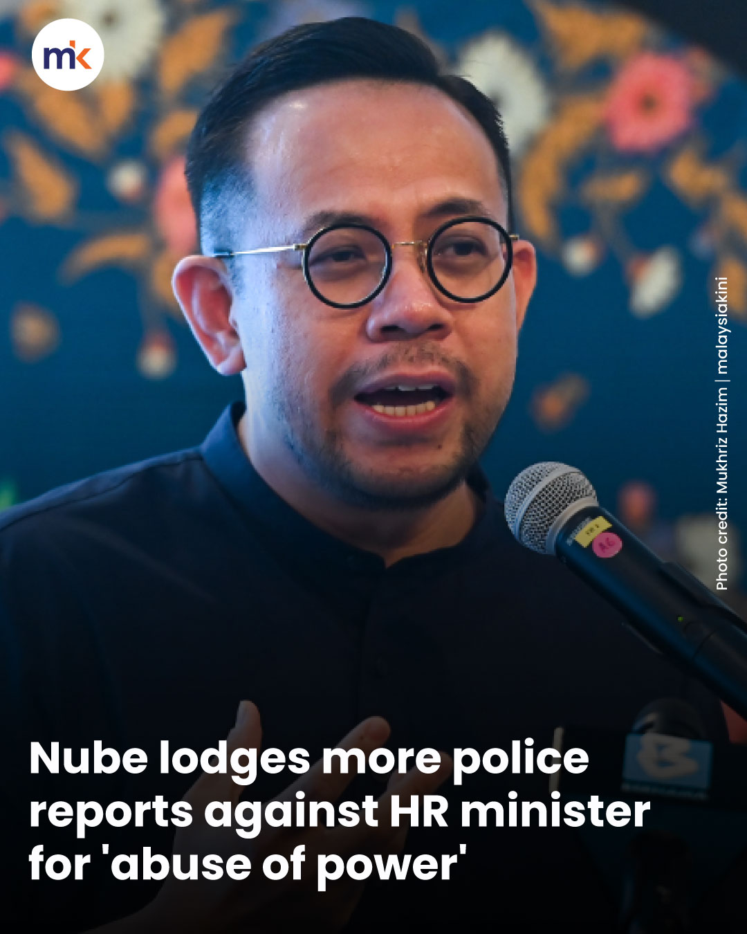 Nube lodges more police reports against HR minister for 'abuse of power'