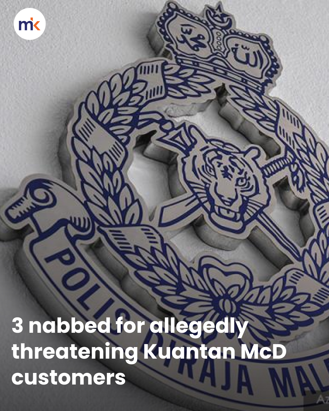 3 nabbed for allegedly threatening Kuantan McD customers