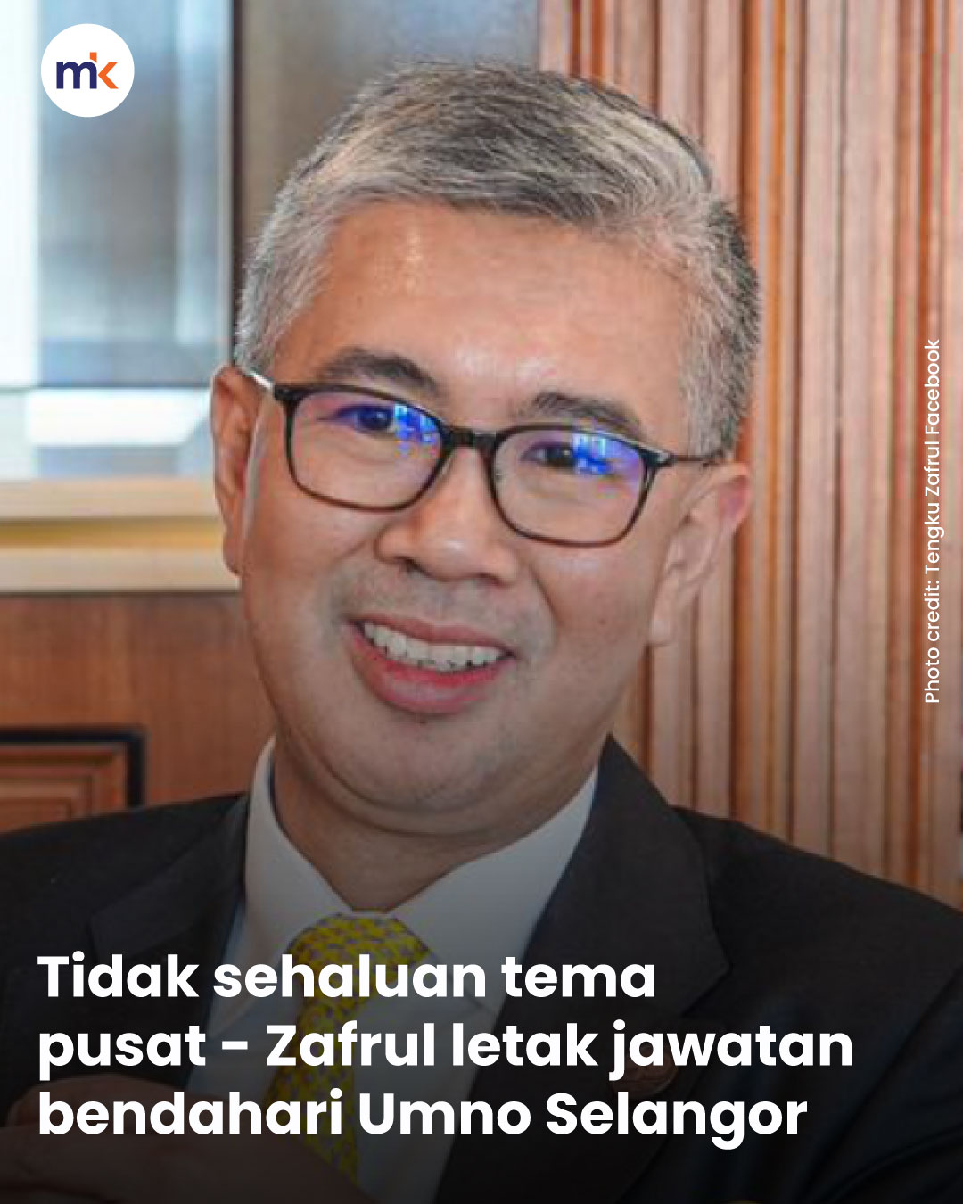 Tidak sehaluan tema pusat - Zafrul letak jawatan bendahari Umno Selangor