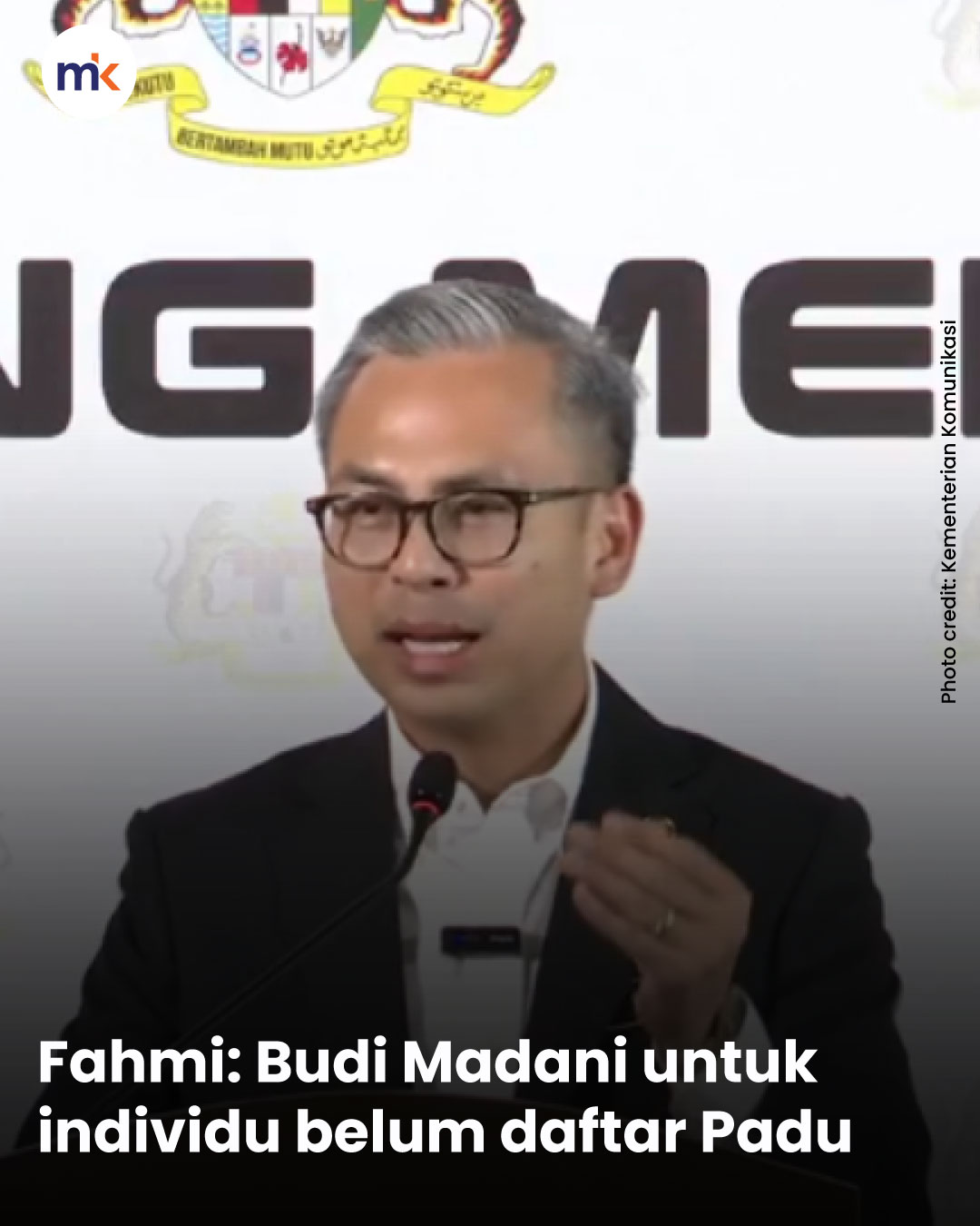 Fahmi: Budi Madani untuk individu belum daftar Padu