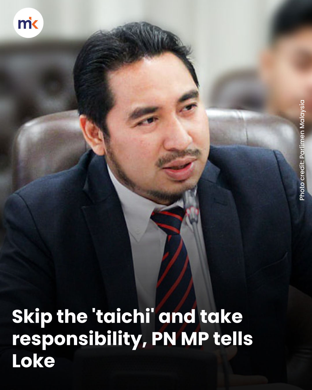 Skip the 'taichi' and take responsibility, PN MP tells Loke