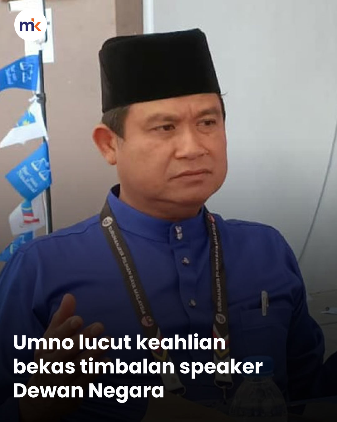 Umno lucut keahlian bekas timbalan speaker Dewan Negara